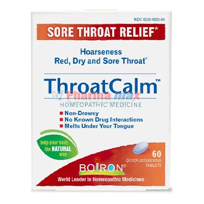 Boiron Throatcalm 60 Tabs