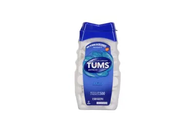 Tums Antacid 500mg Mint 150 Chewable Tablets