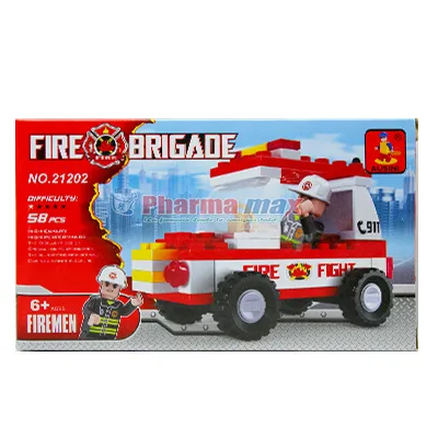 Ausini Fire Brigade Block 58pcs