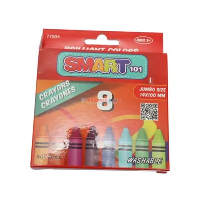 SMART JUMBO CRAYONS 8ct