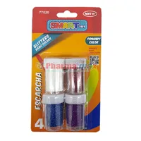 Smart Glitters Primary Colr 4pk