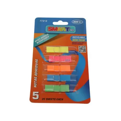 Smart 101 Space Marker with Dispenser Neon Colors 5 pack