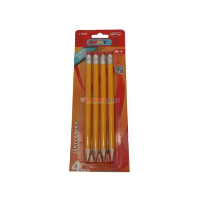 SMART PRIMARY PENCILS HB#2 4pk