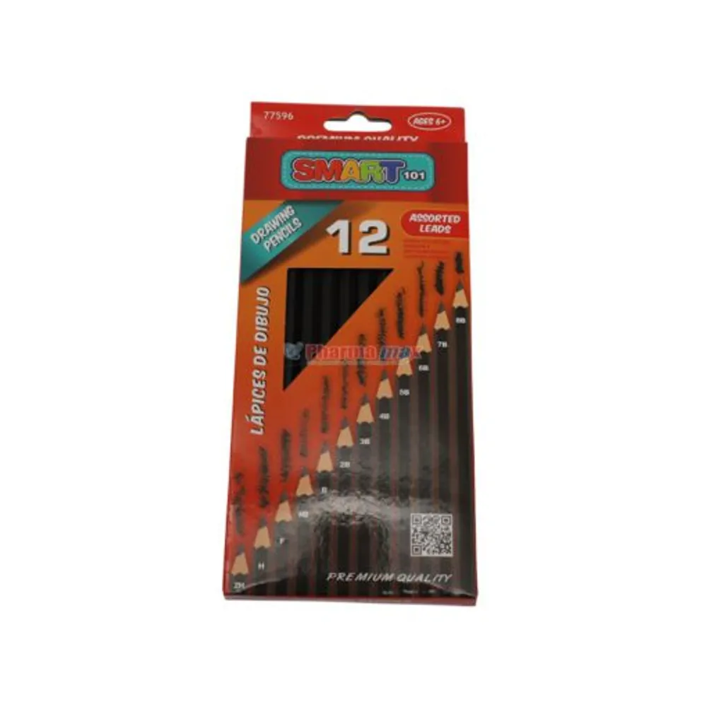 SMART DRAWING PENCILS 12pc