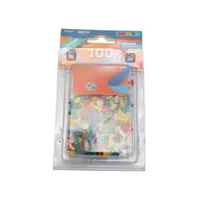 Smart 101 Push Pins Assorted Colors 100ct