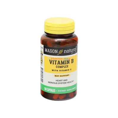 Mason Vitamin B Complex with Vitamin C 100 Capsules