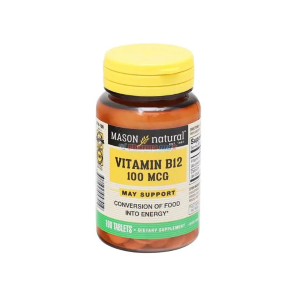 Mason Vitamin B12 100mcg 100 Tablets