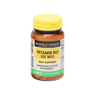 Mason Vitamin B12 100mcg 100 Tablets
