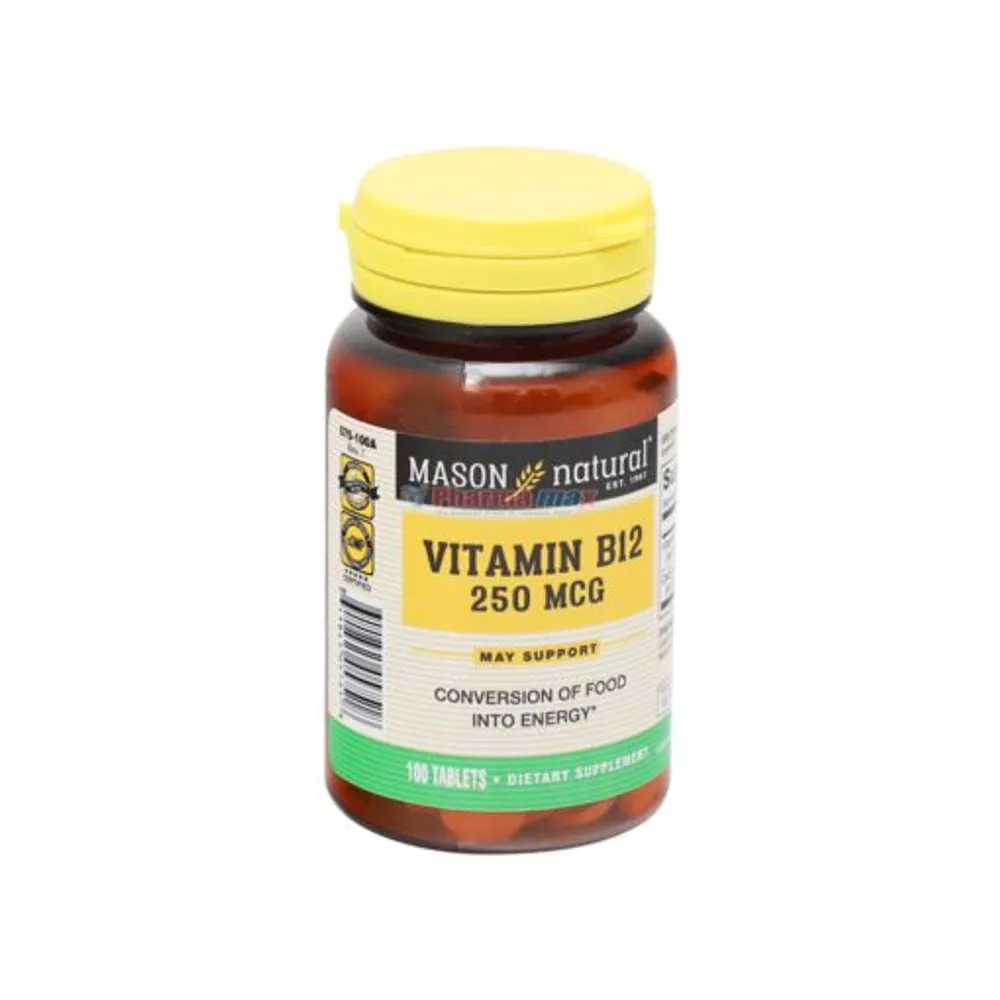 Mason Vitamin B12 250mcg 100 Tablets