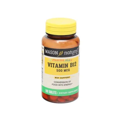 Mason Vitamin B12 500mcg 100 Tablets