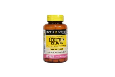 Mason Extra Strength Lecithin Kelp/B-6 100 Tablets