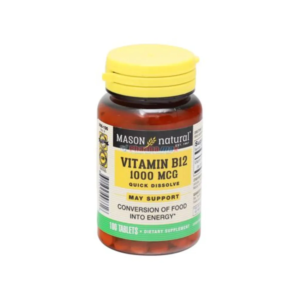 Mason Vitamin B12 1,000mcg 100 Tablets