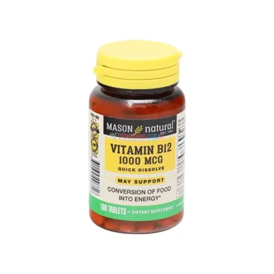 Mason Vitamin B12 1,000mcg 100 Tablets