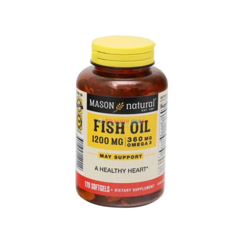 Mason Fish Oil 1,200mg 120 Softgels