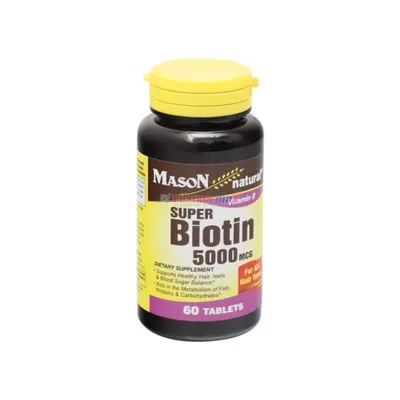 Mason Biotin 5,000mcg 60 Tablets