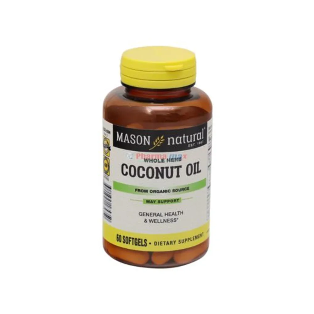 Mason Coconut Oil 60 Softgels