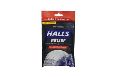 Halls Relief Extra Strong Menthol Flavor 30 Drops