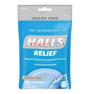 Halls Sugar Free Mint Mentol 25Drop