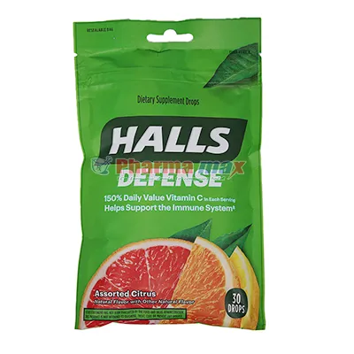 Halls Defense Assorted Citrus 30 Drops