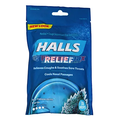 Halls Relief Ice Peppermint Flavor 30 Drops