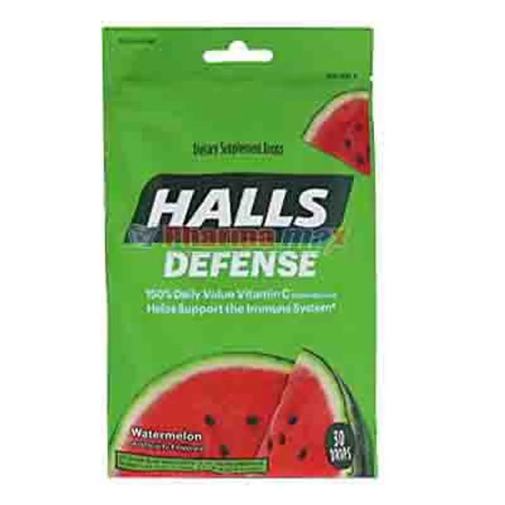 Halls Defense Watermelon 30 Drops