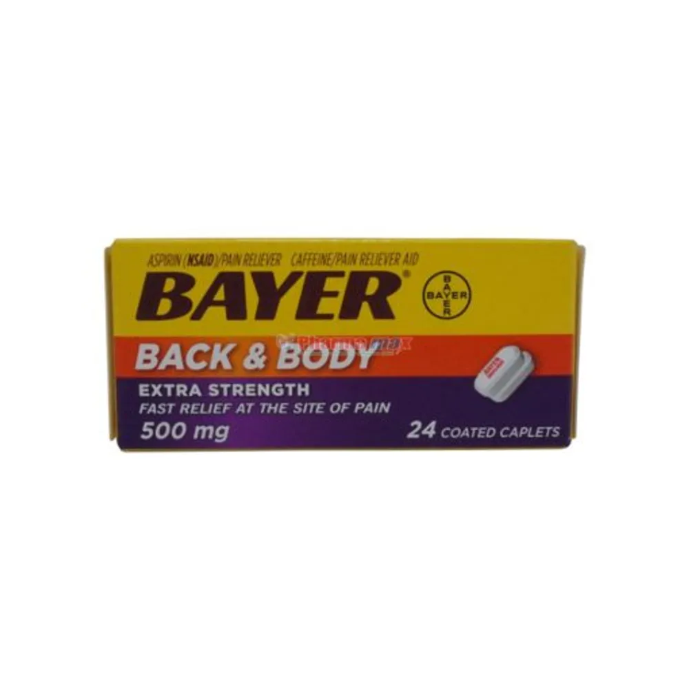 Bayer Back & Body Aspirin 500mg 24 Caplets