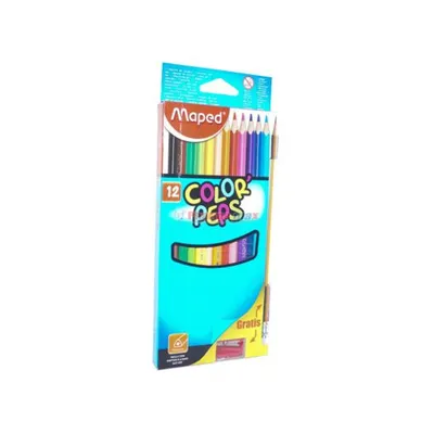 MAPED COLOR’ PEPS C/PENCI 12pk