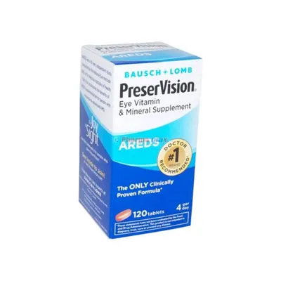 Bausch + Lomb PreserVision Areds 120 Tablets