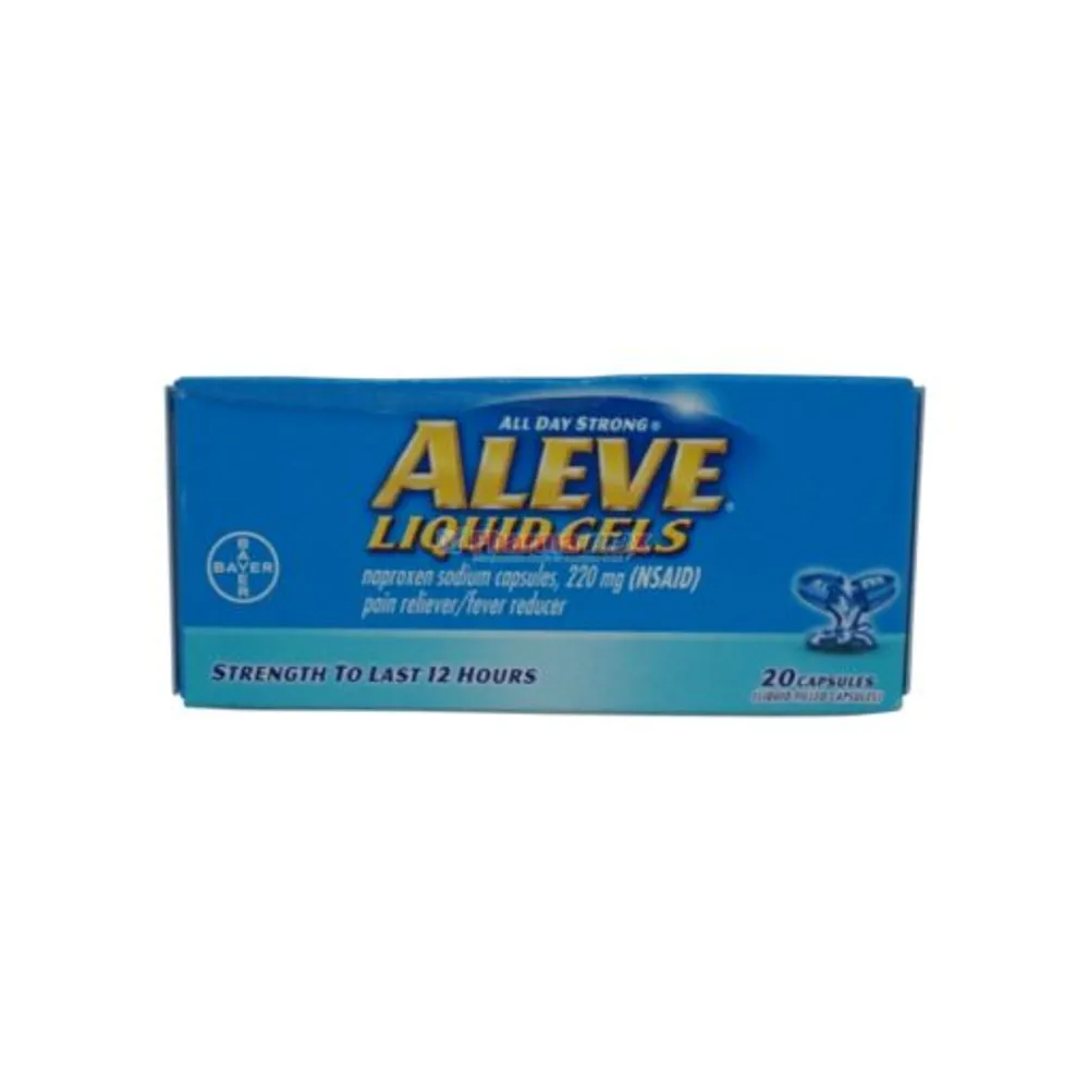 Aleve Liquid-Gels 220mg 20 Capsules