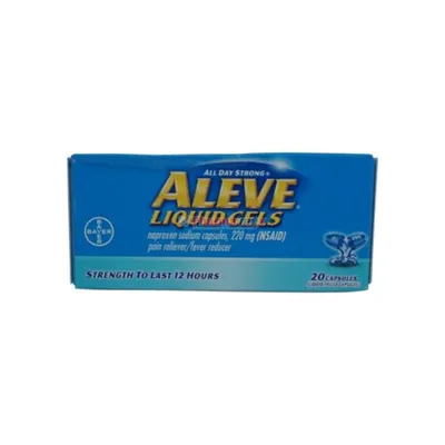 Aleve Liquid-Gels 220mg 20 Capsules