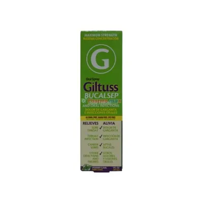 Giltuss Oral Spray Bucalsep Spearmint Flavor 1oz