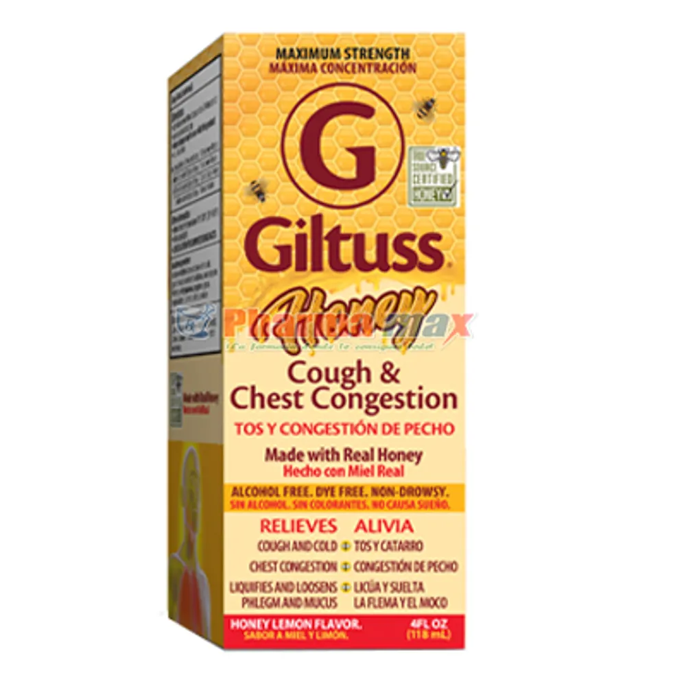 Giltuss  Honey Cough & Chest Congestion  4oz