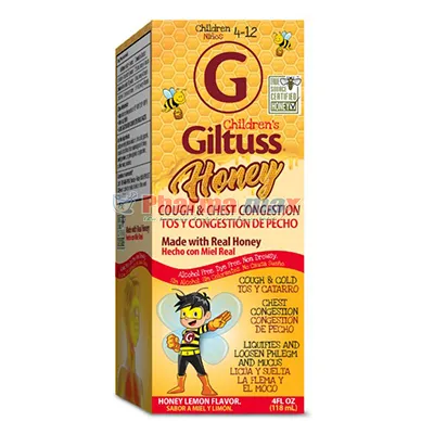 Giltuss  Honey Child Cough & Chest Congestion 4oz