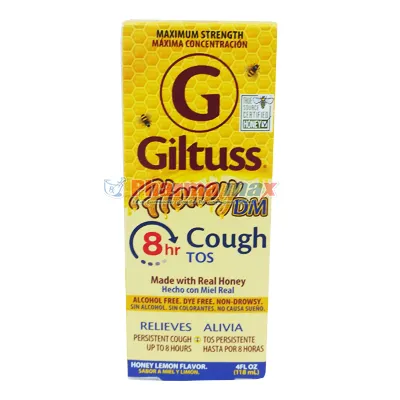 Giltuss  Honey DM 8hr Cough 4oz