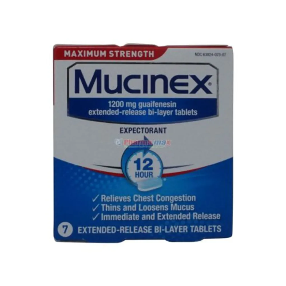 Mucinex Expectorant 1,200mg 7 Tablets