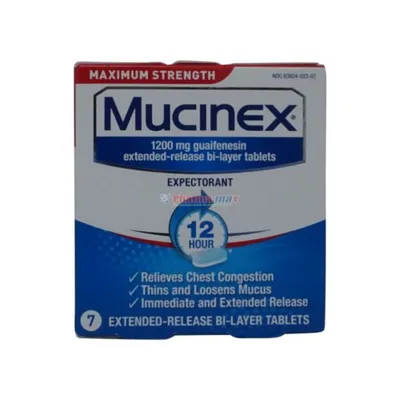 Mucinex Expectorant 1,200mg 7 Tablets