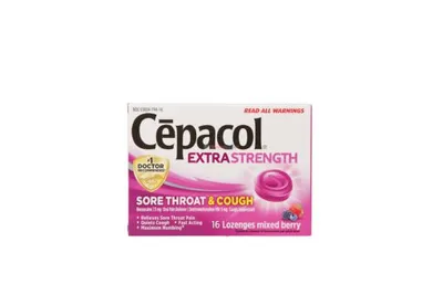 Cepacol Extra Strength Sore Throat & Cough Mixed Berry 16ct