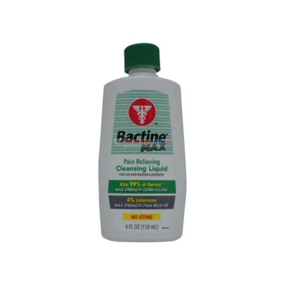 Bactine Max Cleansing Liquid 4oz