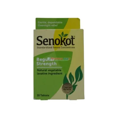 Senokot Regular Strength 20 Tablets