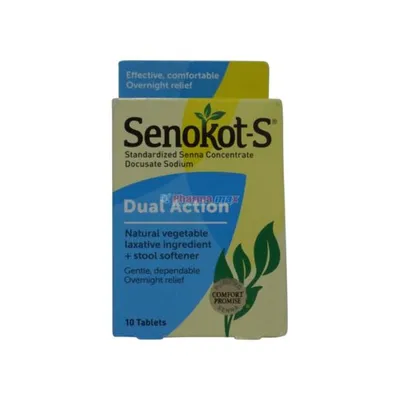 Senokot-S Dual Action 10 Tablets