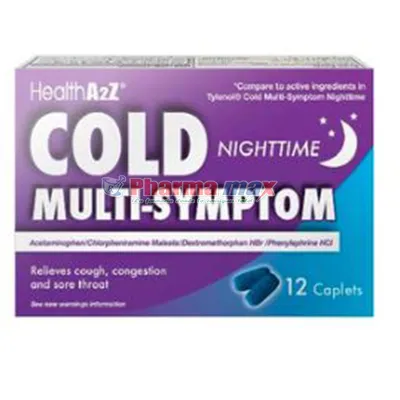 Health A2Z Cold Multi Night 12 Caplets