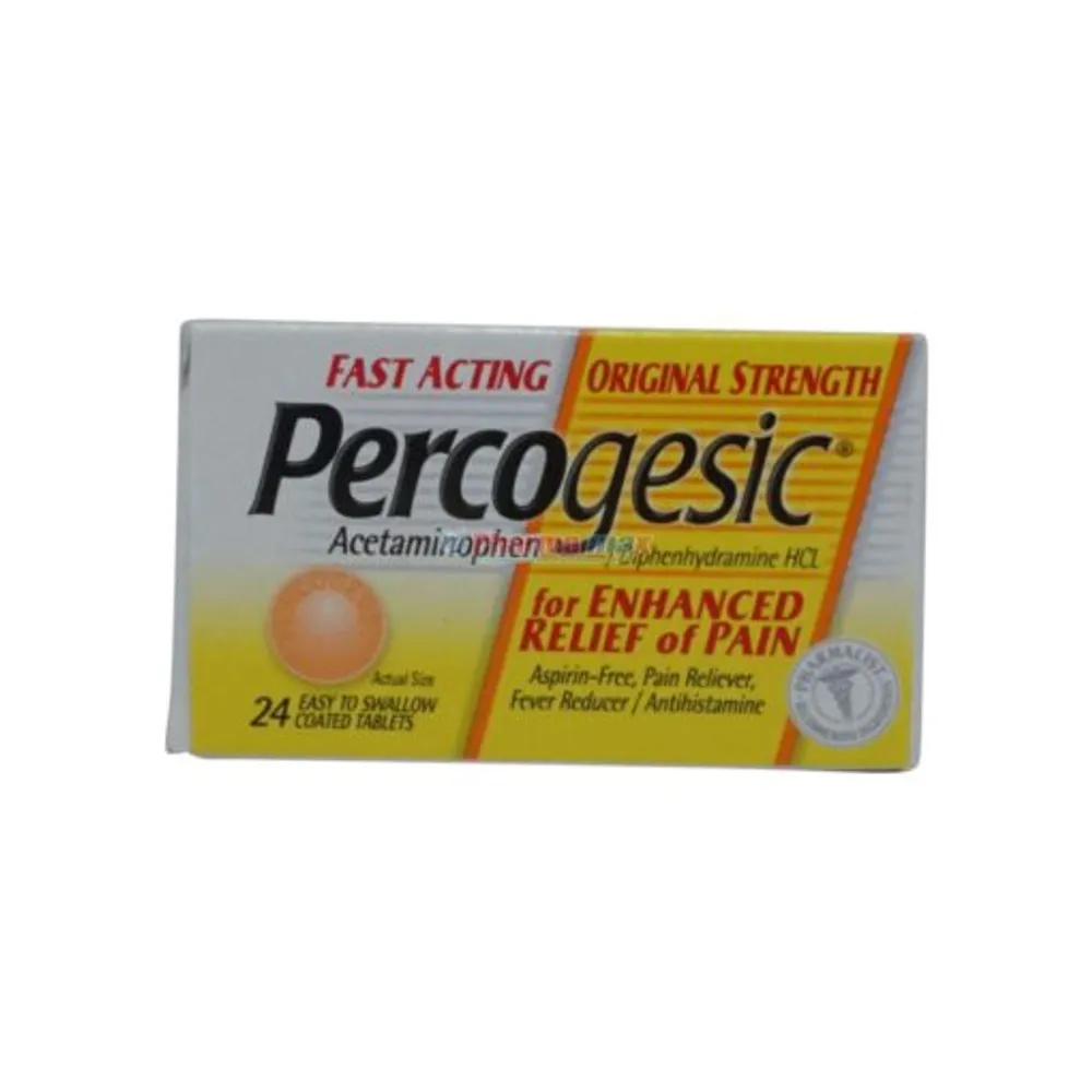 Percogesic Original Strength 24 Tablets