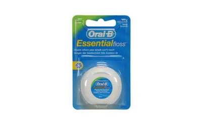 Oral B Essential Wax Dental Floss Mint 50m