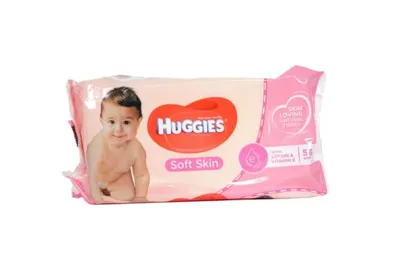 Huggies Soft Skin 56ct