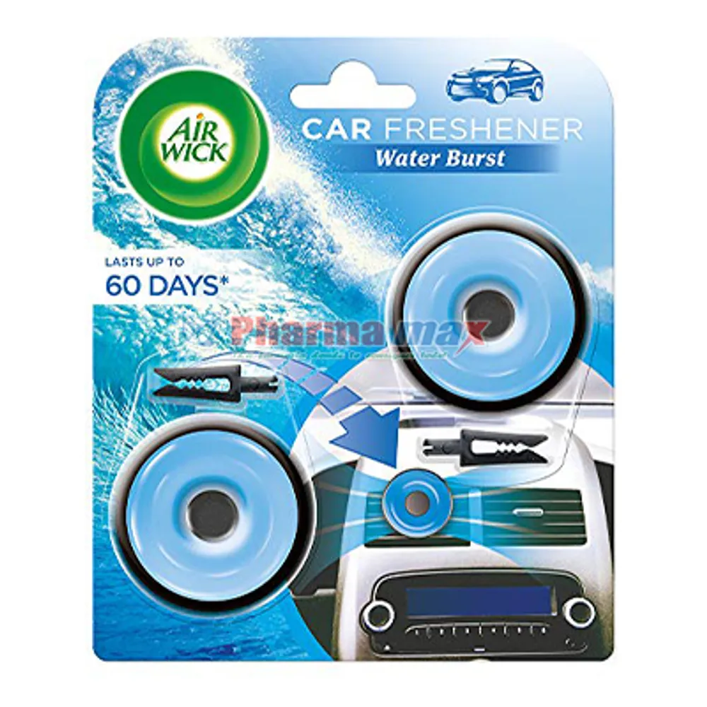 Air Wick Car Freshener Water Burst 2pk