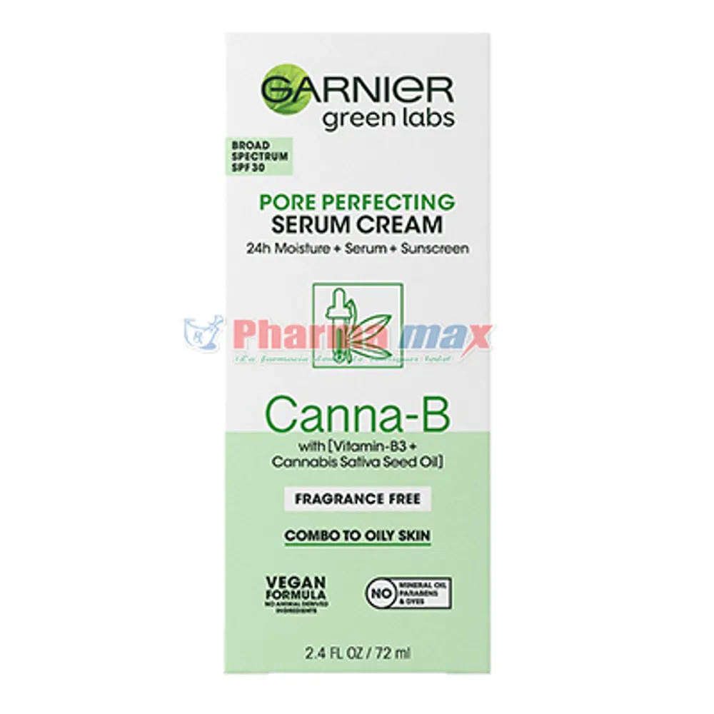 Garnier Green Labs Canna-B Serum Cream 2.4oz