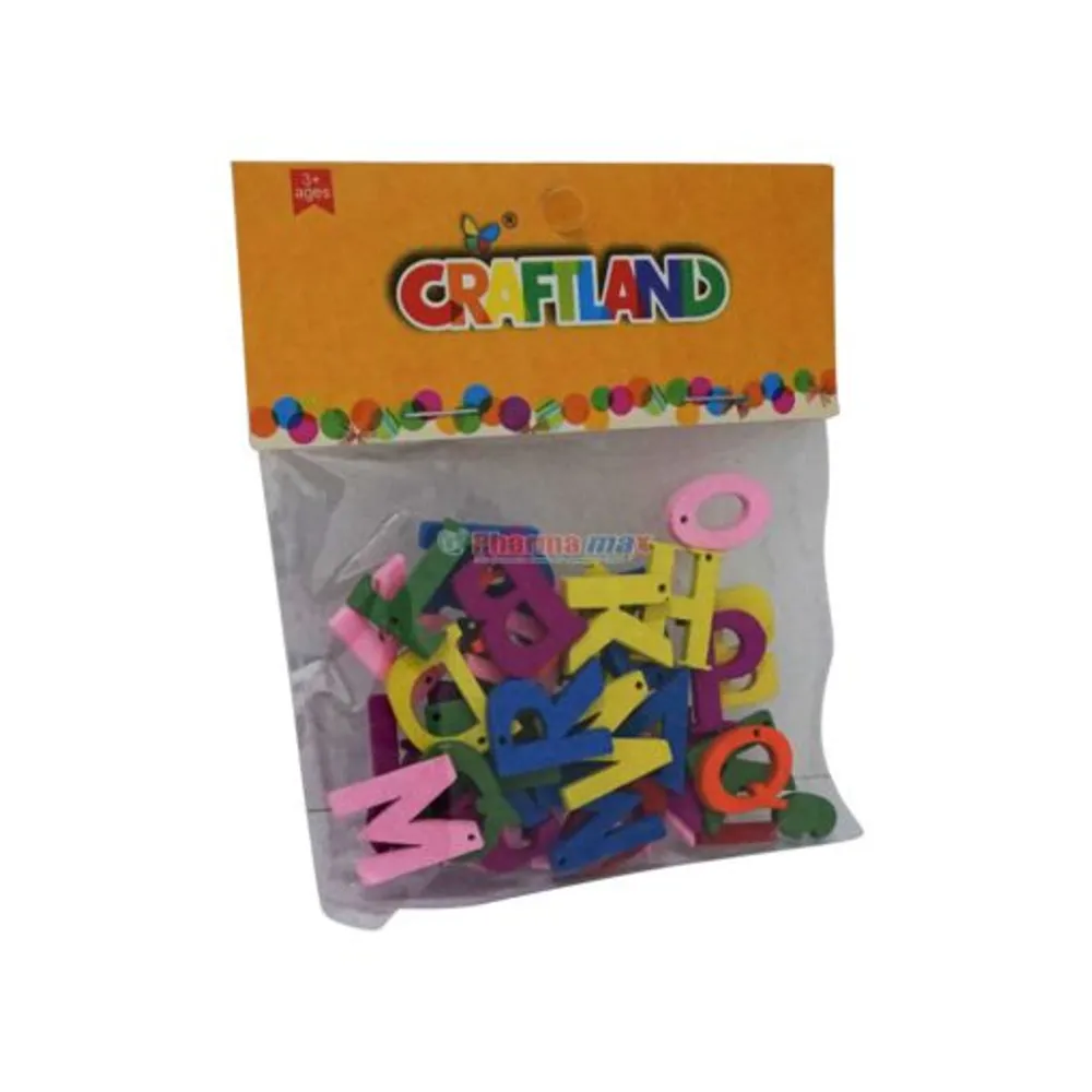 Craftland Colored Wooden Letters