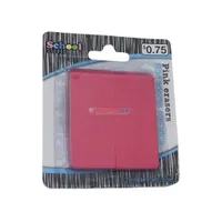 SCHOOL STUDIO PINK ERASER 2pk