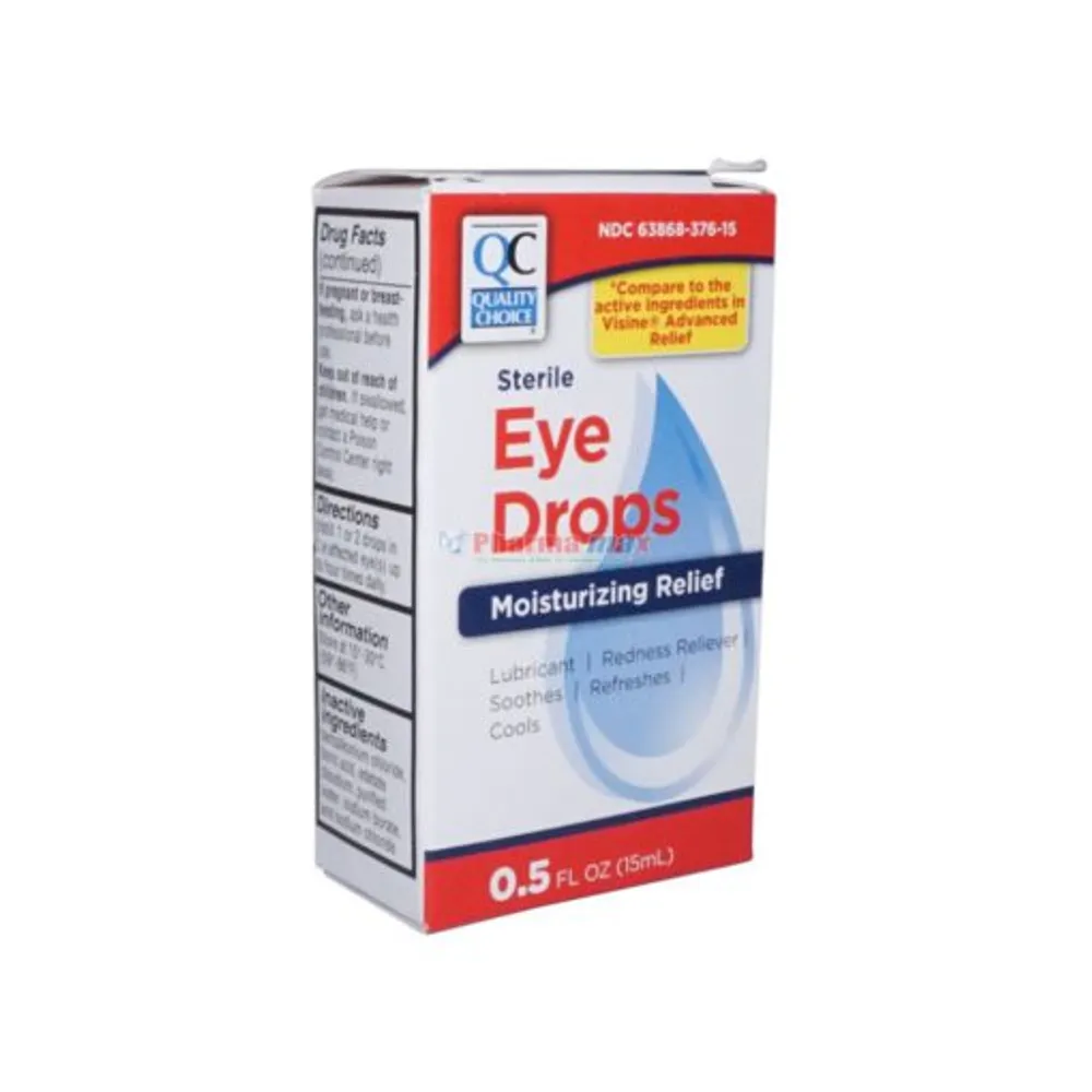 Quality Choice Eye Drops Moisturizing Relief 0.5oz