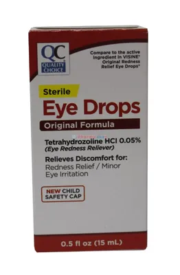 Quality Choice Eye Drops Original Redness Relief 0.5oz